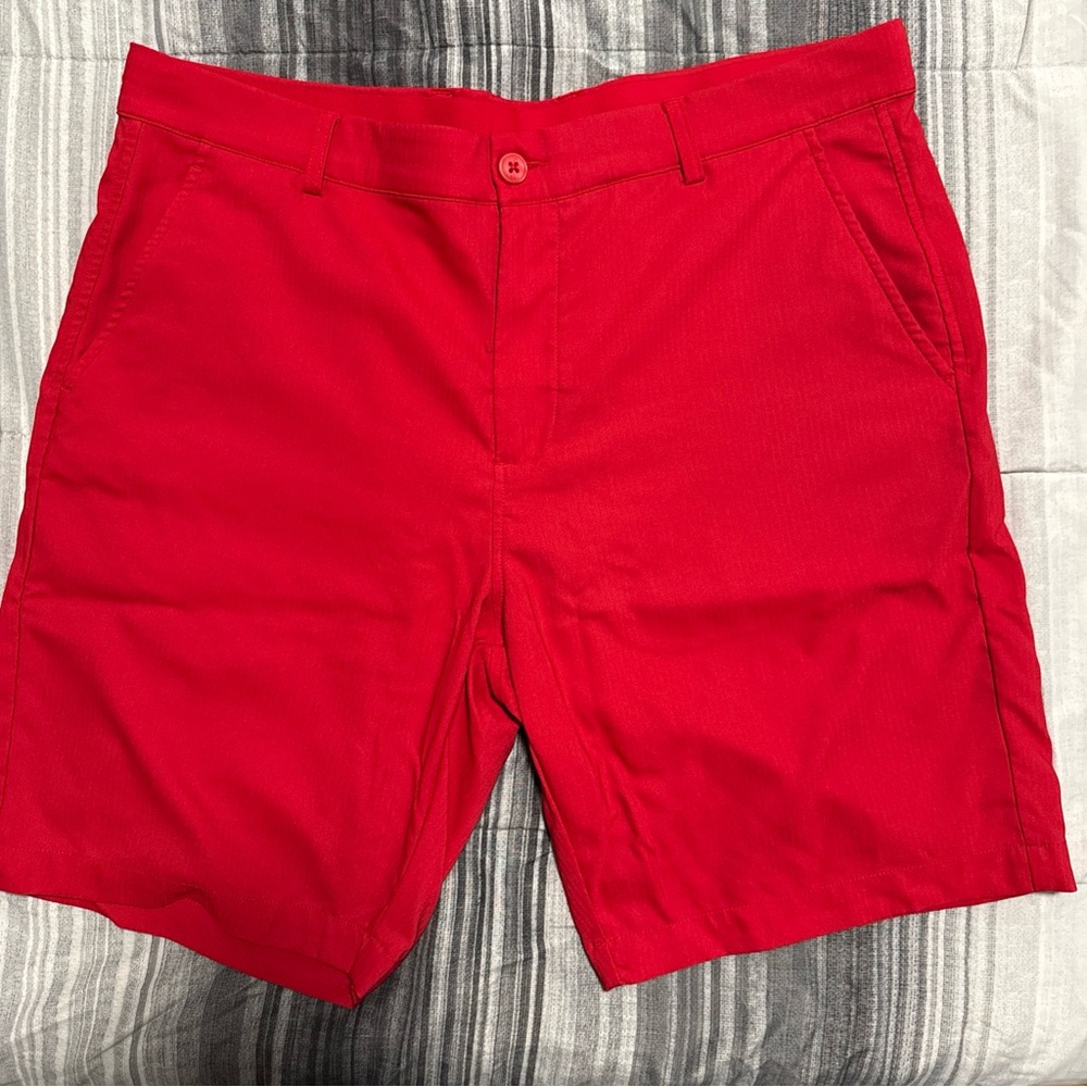 Red Athletic Shorts with Vibrant Style